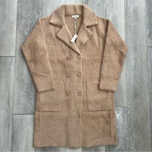 Max Studio Camel Brown Sweater Jacket
